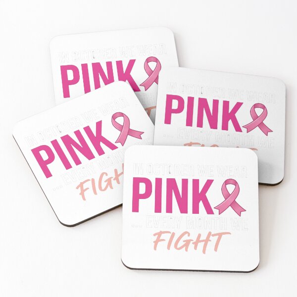Item preview, In October We Wear Pink Every Month We Fight Breast Cancer Awareness designed and sold by NostalgiaPop77.