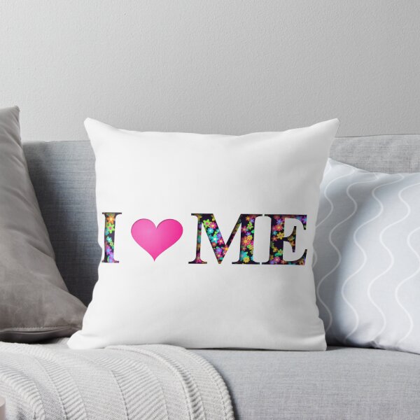 Item preview, I LOVE ME NEON FLOWERS PINK HEART BANNER designed and sold by I LOVE ME.