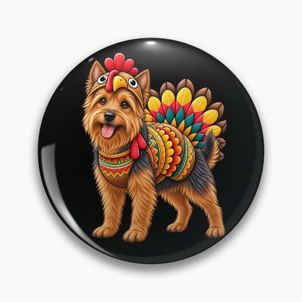 Item preview, Funny Australian Terrier Turkey Costume Thanksgiving Dog Lover designed and sold by rafaeltto.