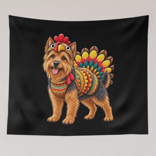 Item preview, Funny Australian Terrier Turkey Costume Thanksgiving Dog Lover designed and sold by rafaeltto.