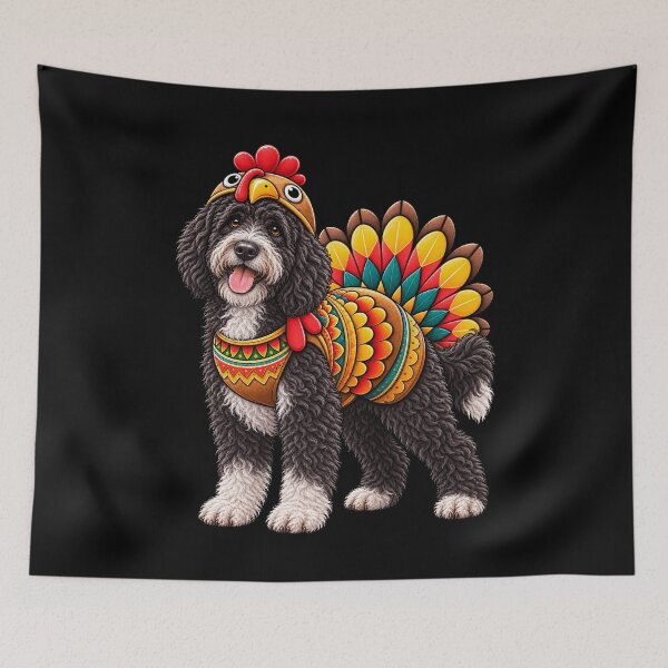 Item preview, Funny Barbet Turkey Costume Thanksgiving Dog Lover designed and sold by rafaeltto.