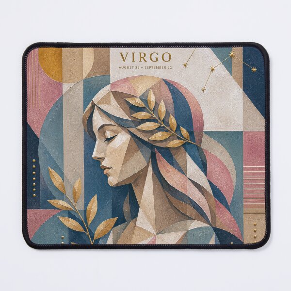 Item preview, Virgo Zodiac Painting – Celestial Maiden Astrology Art designed and sold by GalleryKauffeld.