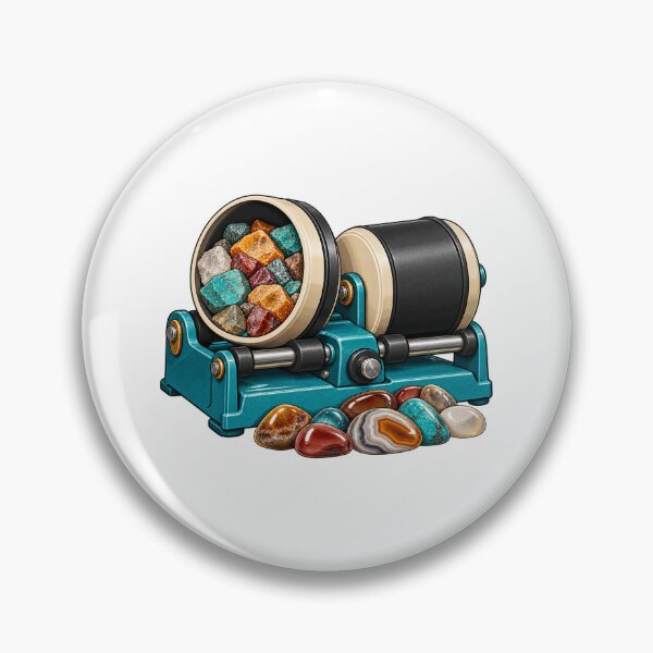 Item preview, Rotary Rock Tumbler Hobbyist Polished Stone Art designed and sold by UrbanCanvvas.