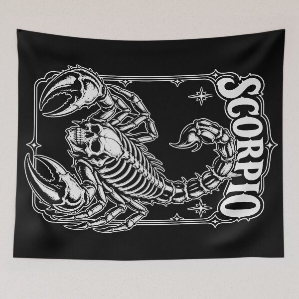 Item preview, Scorpio Skull Scorpion Tarot Design designed and sold by SteadyRolling.