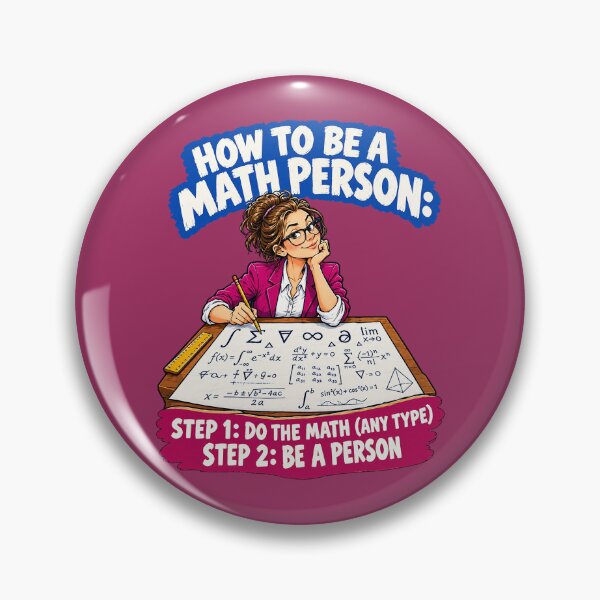 Item preview, How to Be a Math Person Funny Math Humor designed and sold by Endless7Art.