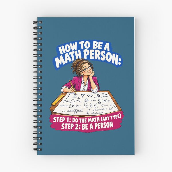 Item preview, How to Be a Math Person Funny Math Humor designed and sold by Endless7Art.