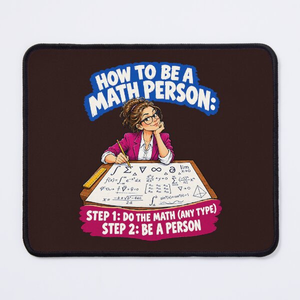 Item preview, How to Be a Math Person Funny Math Humor designed and sold by Endless7Art.