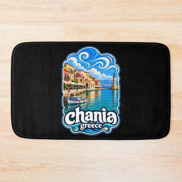 Item preview, Chania Crete Greece Trippy Travel designed and sold by TomFrontierArt.