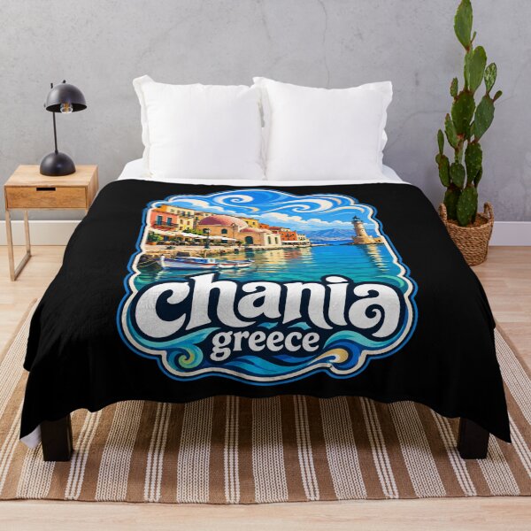 Item preview, Chania Crete Greece Trippy Travel designed and sold by TomFrontierArt.