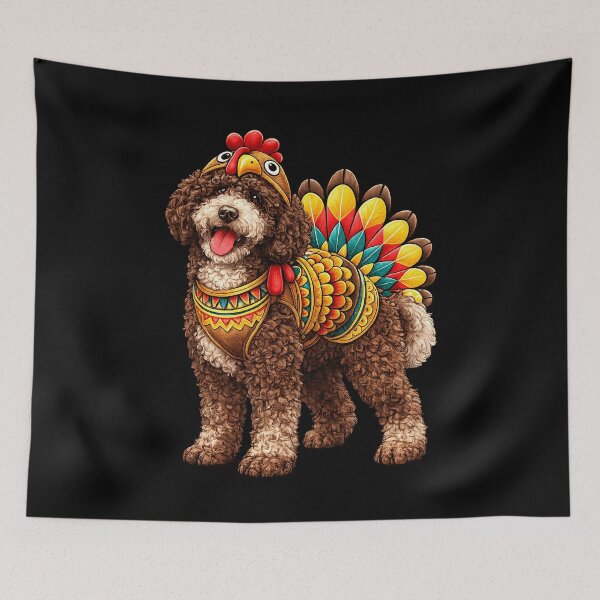Item preview, Funny Barbet Turkey Costume Thanksgiving Dog Lover designed and sold by rafaeltto.