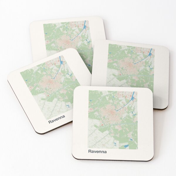 Item preview, Ravenna Minimalistic Map Art designed and sold by MapsNerd.