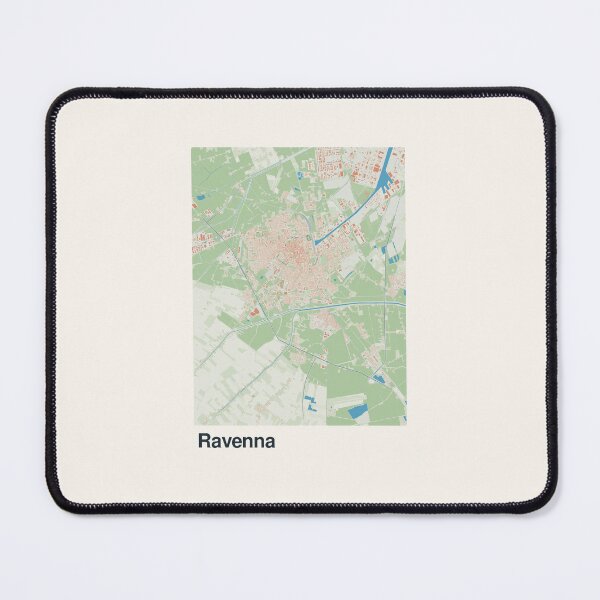 Item preview, Ravenna Minimalistic Map Art designed and sold by MapsNerd.