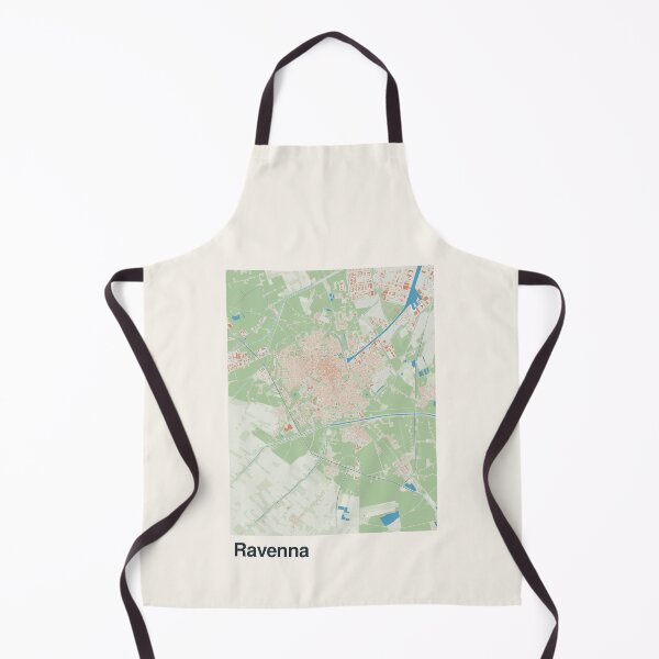 Item preview, Ravenna Minimalistic Map Art designed and sold by MapsNerd.