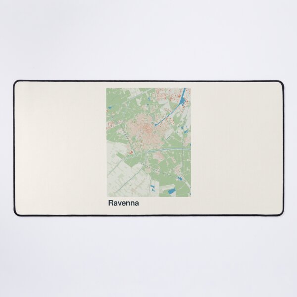Item preview, Ravenna Minimalistic Map Art designed and sold by MapsNerd.