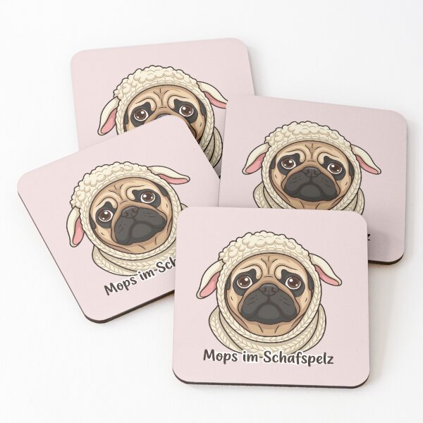 Item preview, Adorable Pug Dressed as a Sheep – Funny Dog Art designed and sold by Angel & Mortimer .