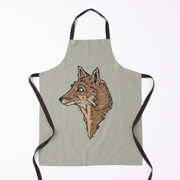 Item preview, Wild Fox | Hand-Drawn Ink Wildlife Art | Fox Head Profile designed and sold by Half Mess.