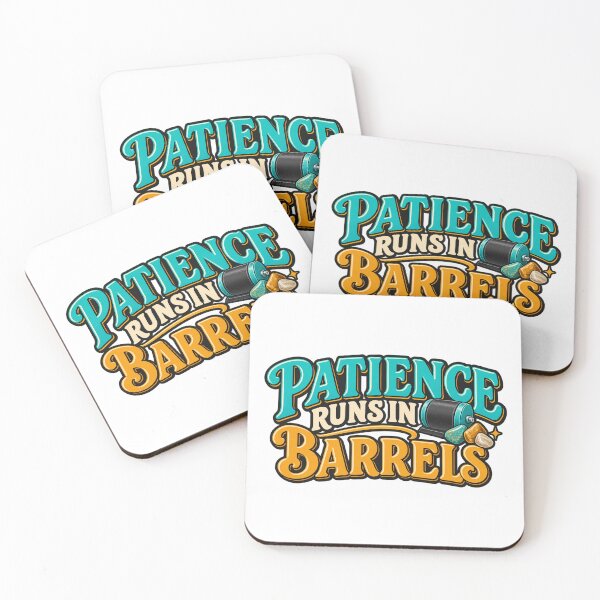 Item preview, Patience Runs in Barrels Funny Rock Tumbler Gift designed and sold by UrbanCanvvas.