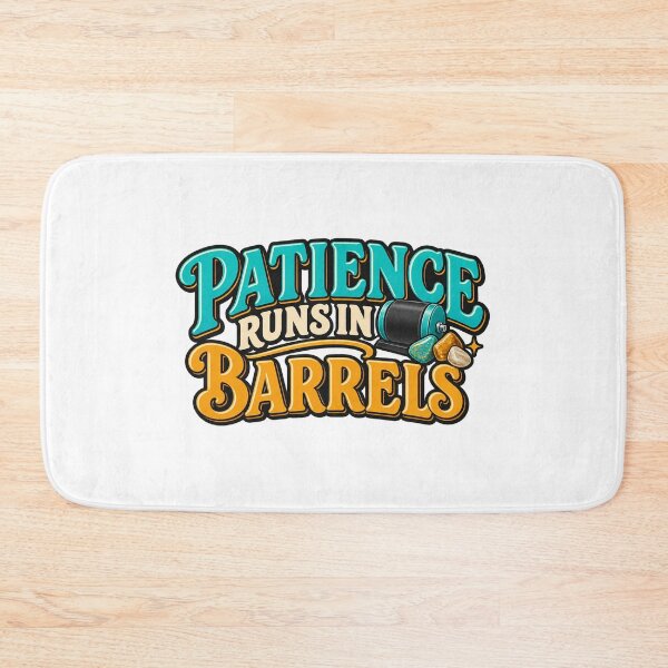 Item preview, Patience Runs in Barrels Funny Rock Tumbler Gift designed and sold by UrbanCanvvas.