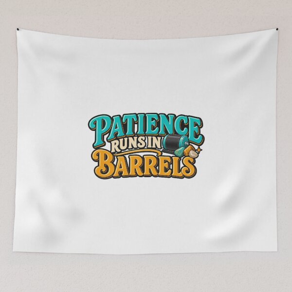 Item preview, Patience Runs in Barrels Funny Rock Tumbler Gift designed and sold by UrbanCanvvas.
