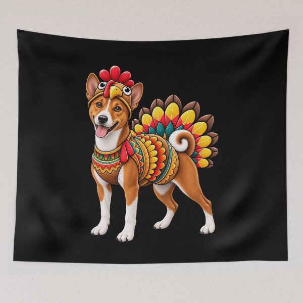 Item preview, Funny Basenji Turkey Costume Thanksgiving Dog Lover designed and sold by rafaeltto.
