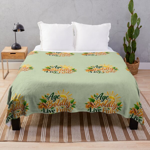 Item preview, Age Boldly Live Fully, Positive Healthy Aging & Wellness Design designed and sold by Right-UR.