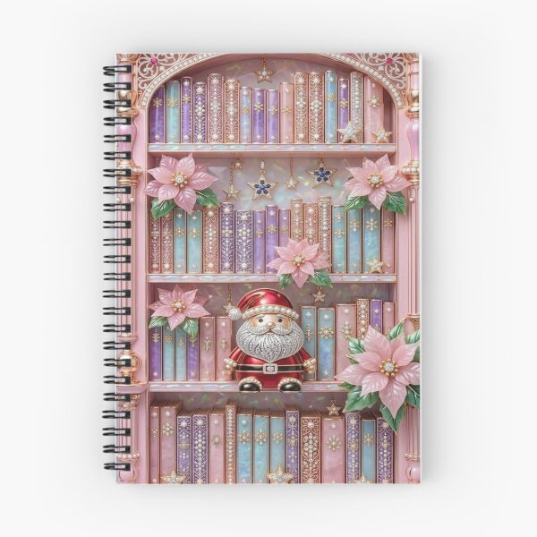 Item preview, Pink Coquette Christmas Jewelry Effect Bookshelf designed and sold by BriSher.
