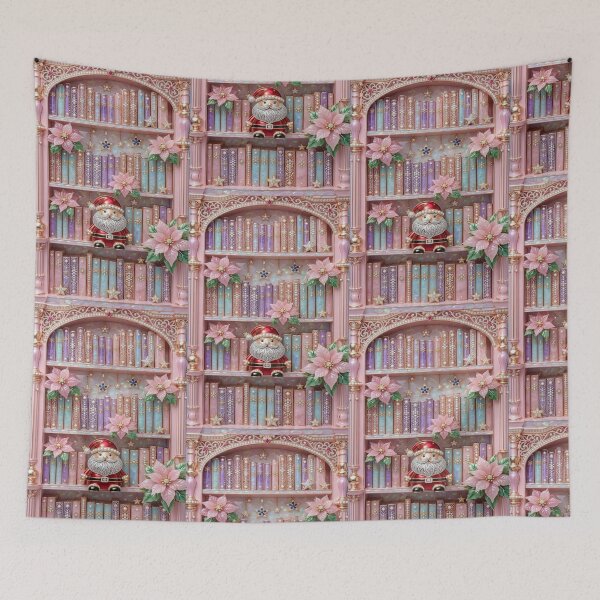 Item preview, Pink Coquette Christmas Jewelry Effect Bookshelf designed and sold by BriSher.