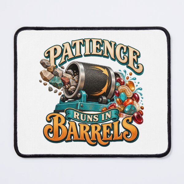 Item preview, Patience Runs in Barrels Illustrated Rock Tumbler designed and sold by UrbanCanvvas.
