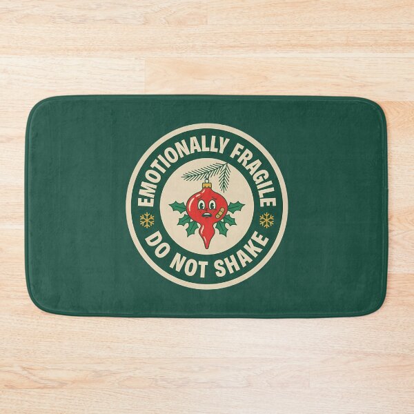 Item preview, Emotionally Fragile Do Not Shake Holiday Badge designed and sold by DripCultureLab.