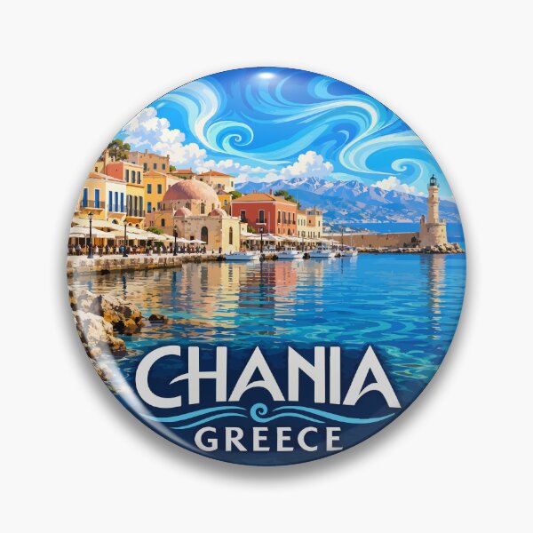 Item preview, Chania Crete Greece Trippy Art designed and sold by TomFrontierArt.