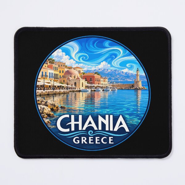 Item preview, Chania Crete Greece Trippy Art designed and sold by TomFrontierArt.