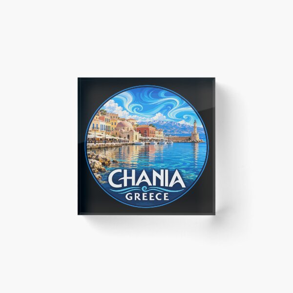 Item preview, Chania Crete Greece Trippy Art designed and sold by TomFrontierArt.