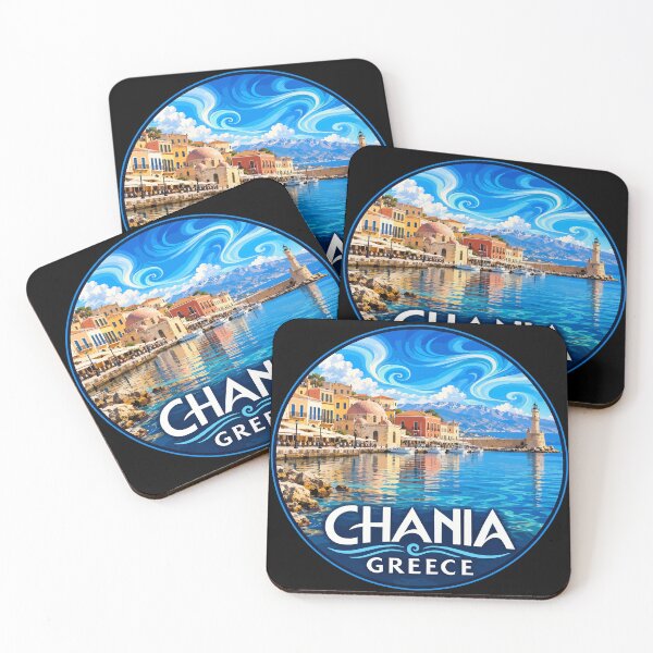 Item preview, Chania Crete Greece Trippy Art designed and sold by TomFrontierArt.