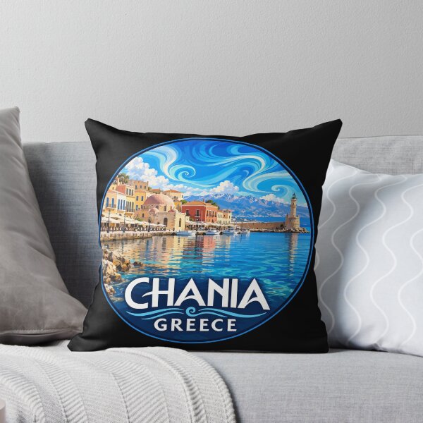Aperçu de l'œuvre Chania, Crète, Grèce, Art psychédélique créée et vendue par TomFrontierArt.