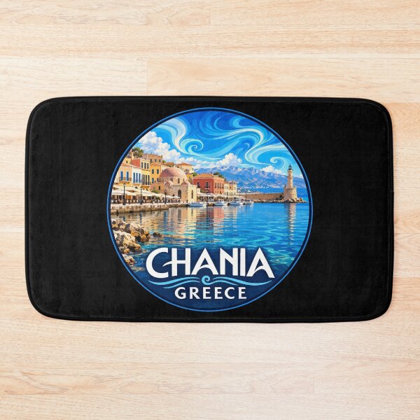 Item preview, Chania Crete Greece Trippy Art designed and sold by TomFrontierArt.