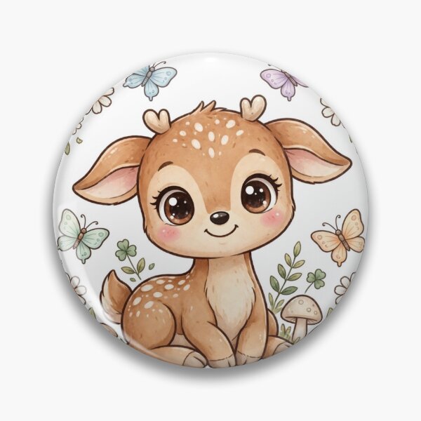 Item preview, Cute Baby Deer Fawn Woodland designed and sold by The Oddball Supply Co..