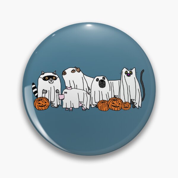 Item preview, Funny Halloween Ghost Animals designed and sold by ellenhenry.