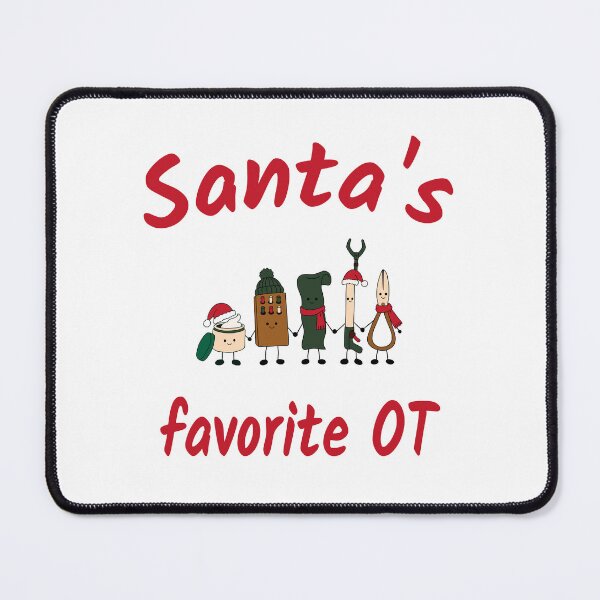 Item preview, Santa's Favorite Occupational Therapy Christmas Doodle designed and sold by sdcreations210.