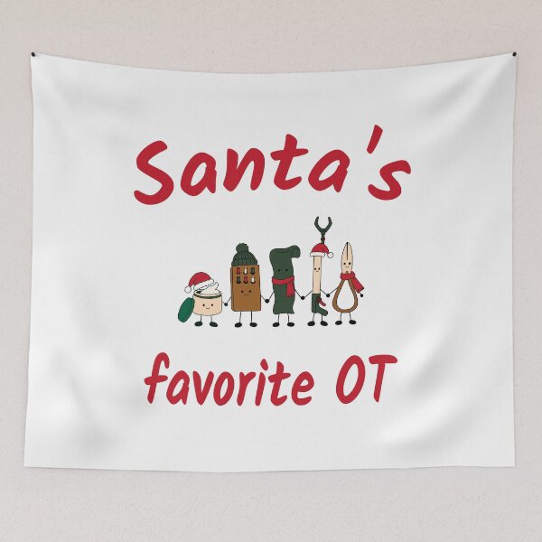 Item preview, Santa's Favorite Occupational Therapy Christmas Doodle designed and sold by sdcreations210.