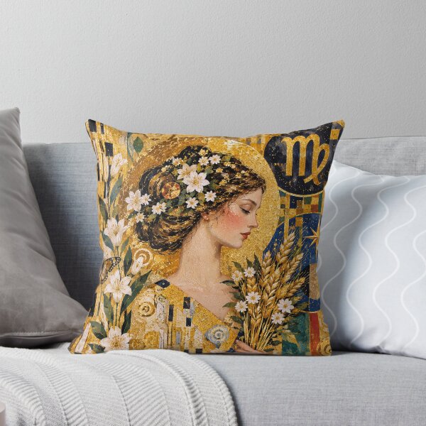 Item preview, Virgo Zodiac Painting – Celestial Maiden Astrology Art designed and sold by GalleryKauffeld.