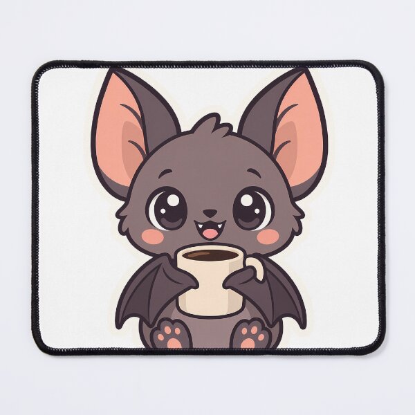 Item preview, Cute Coffee Bat Nocturnal but Make It Caffeinated designed and sold by OuqCreations.