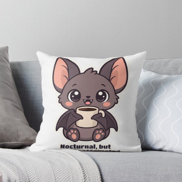 Item preview, Cute Coffee Bat Nocturnal but Make It Caffeinated designed and sold by OuqCreations.