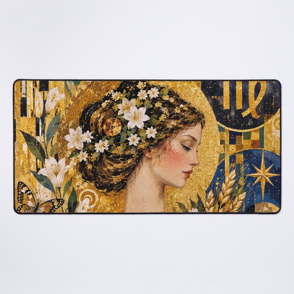 Item preview, Virgo Zodiac Painting – Celestial Maiden Astrology Art designed and sold by GalleryKauffeld.