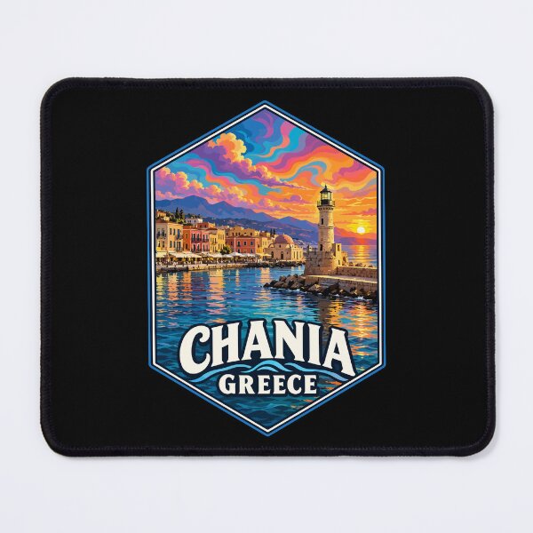 Item preview, Chania Crete Greece Trippy designed and sold by TomFrontierArt.