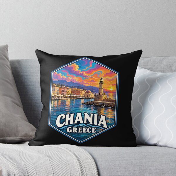 Aperçu de l'œuvre Chania, Crète, Grèce, Trippy créée et vendue par TomFrontierArt.