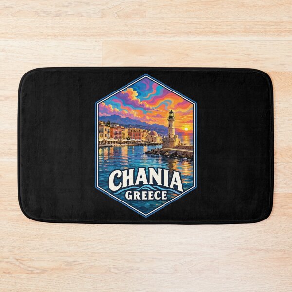 Item preview, Chania Crete Greece Trippy designed and sold by TomFrontierArt.