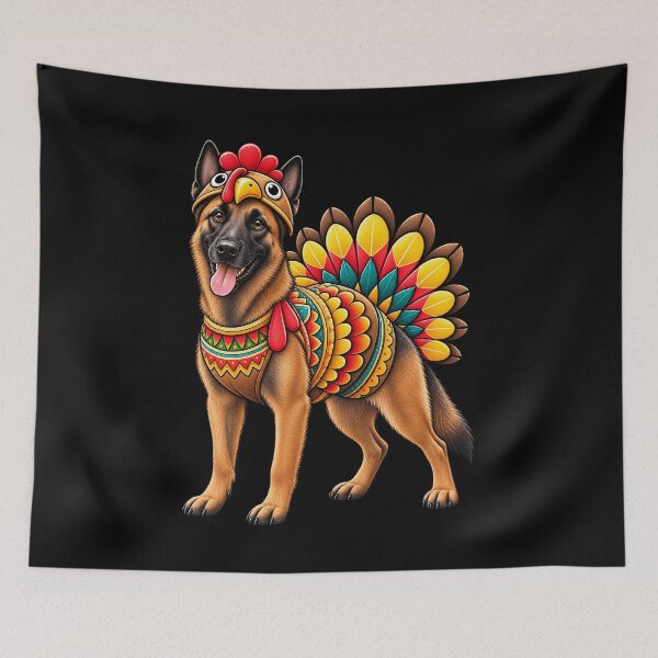 Item preview, Funny Belgian Malinois Turkey Costume Thanksgiving Dog Lover designed and sold by rafaeltto.