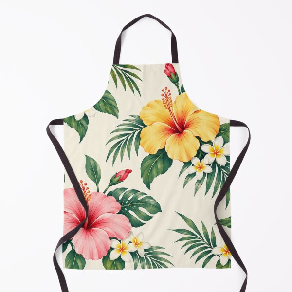 Item preview, Bright Tropical Botanical Pattern with Hibiscus Flowers. designed and sold by MissYouONLY.