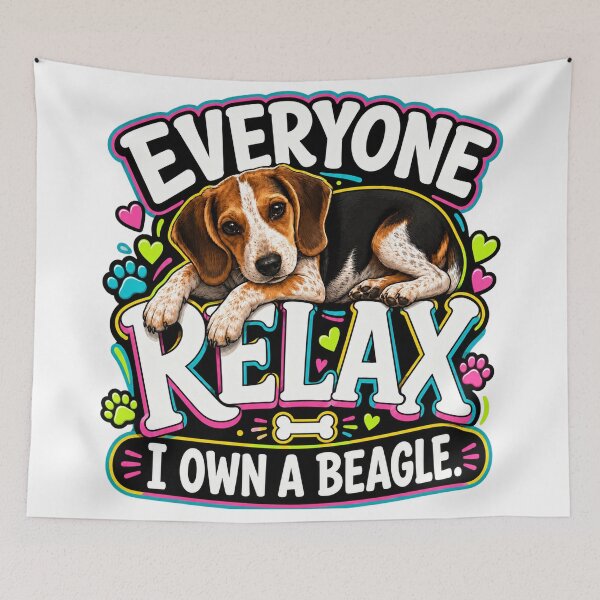 Artikelvorschau, Alle mal ruhig, ich habe einen Beagle. entworfen und verkauft von CIW78.