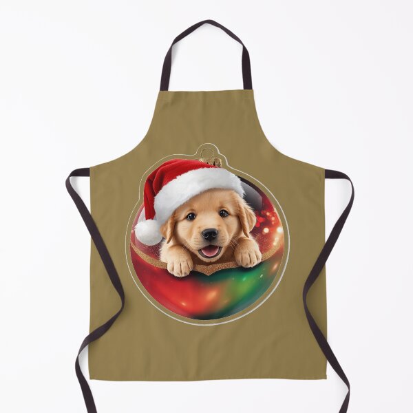 Item preview, Puppy in Christmas Ornament with Hat designed and sold by MargaretPolanco.
